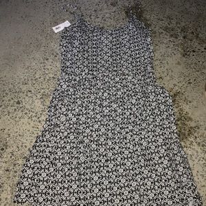NWT black and white floral dress